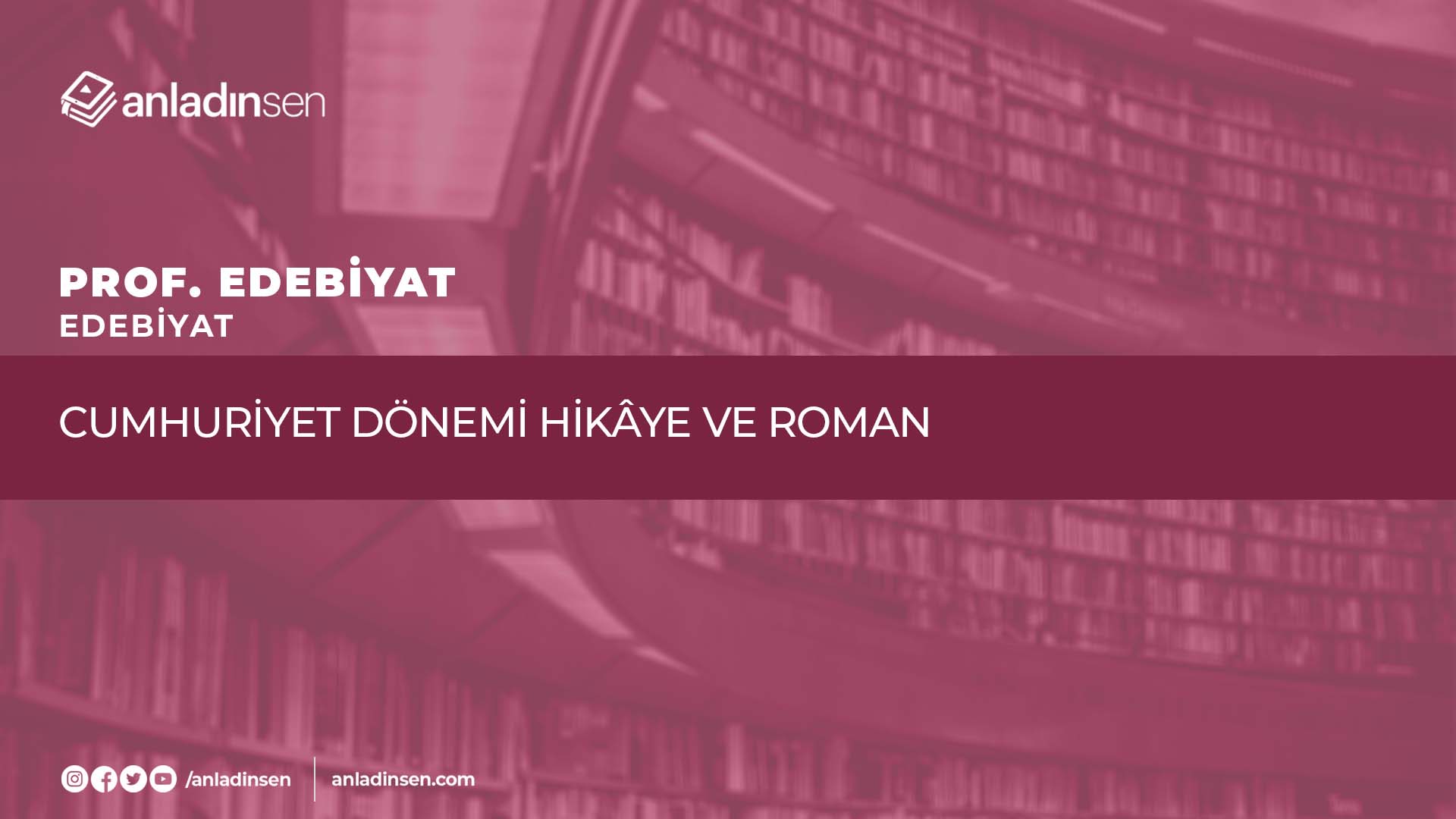 CUMHURİYET DÖNEMİ HİKÂYE VE ROMAN